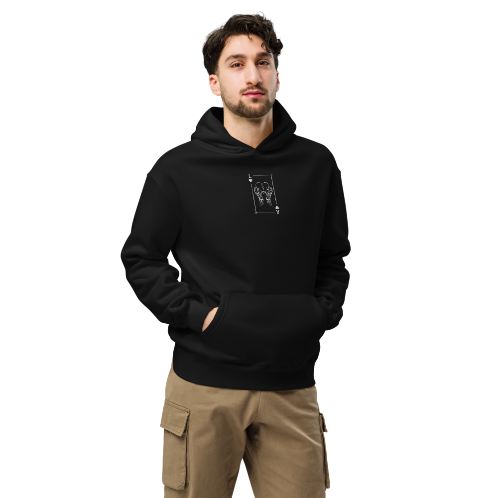 Lonely Aces 'Fractured Grip' Oversized Hoodie
