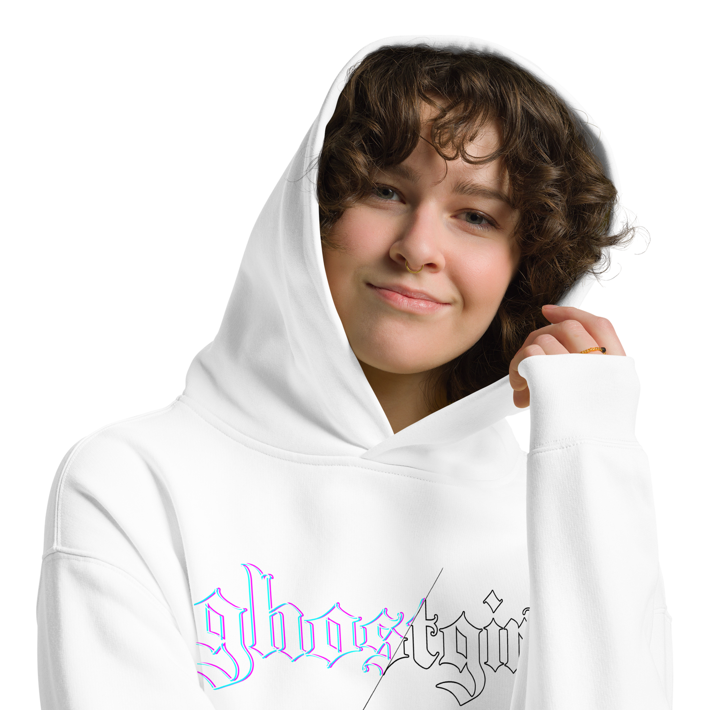 Lonely Aces 'ghostgirl' Oversized Hoodie