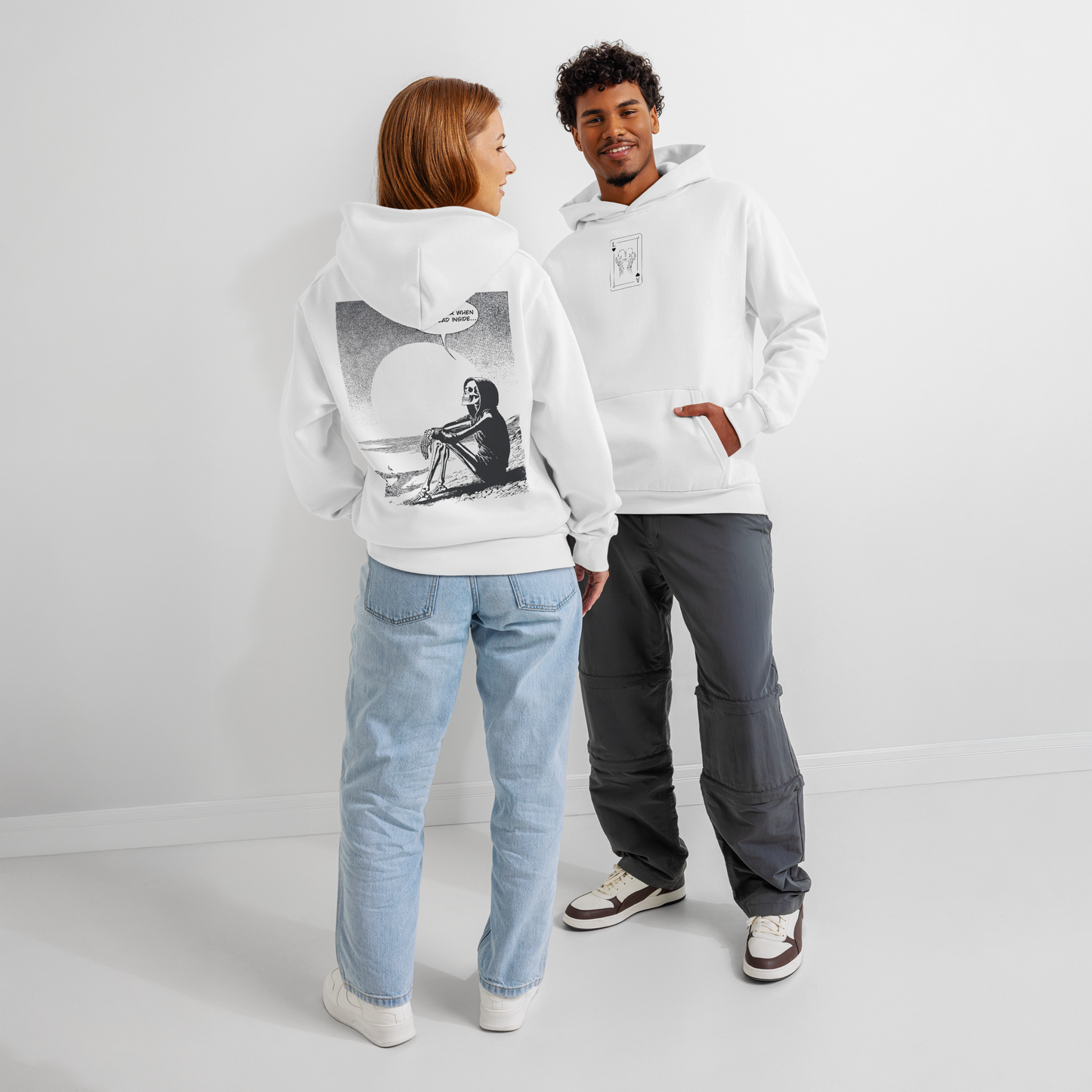 Lonely Aces 'Life's Easier' Oversized Hoodie