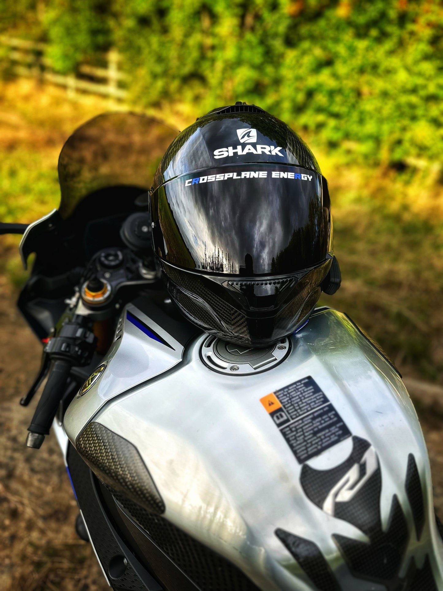 'Crossplane Energy' Visor Sticker