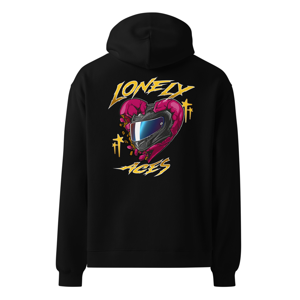 Lonely Aces 'Broken Hearts & Shooting Stars' Oversized Hoodie