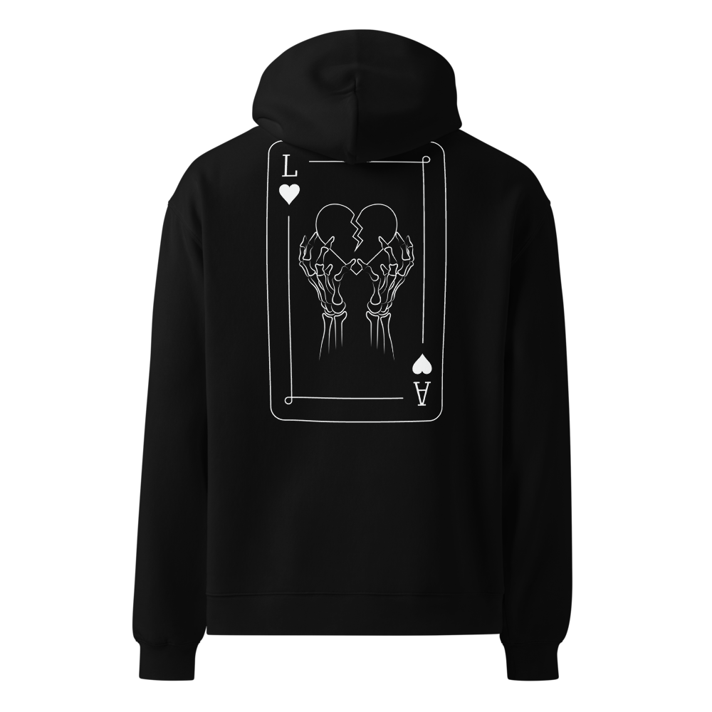 Lonely Aces 'Fractured Grip' Oversized Hoodie