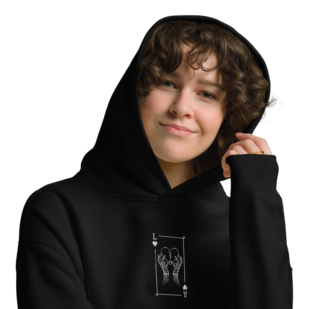 Lonely Aces 'Fractured Grip' Oversized Hoodie