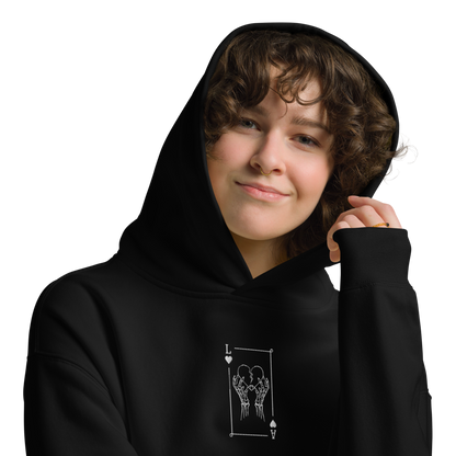 Lonely Aces 'Fractured Grip' Oversized Hoodie