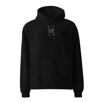 Lonely Aces 'Fractured Grip' Oversized Hoodie
