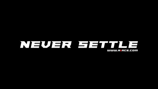 'Never Settle' Key Tag