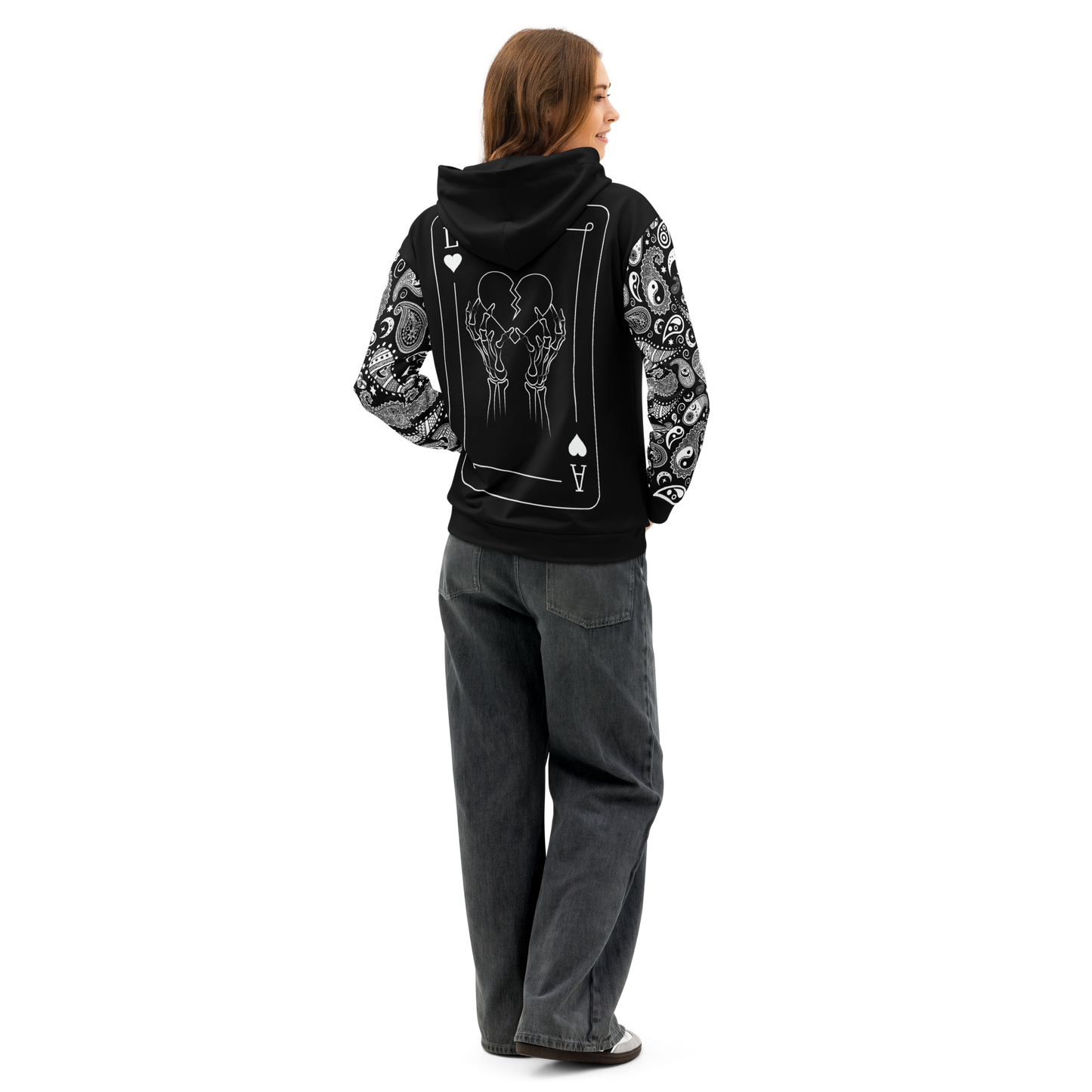 Lonely Aces 'Broken Hearts & Shooting Stars' Paisley Hoodie