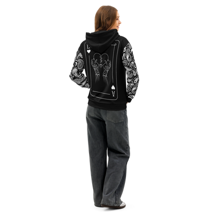 Lonely Aces 'Broken Hearts & Shooting Stars' Paisley Hoodie