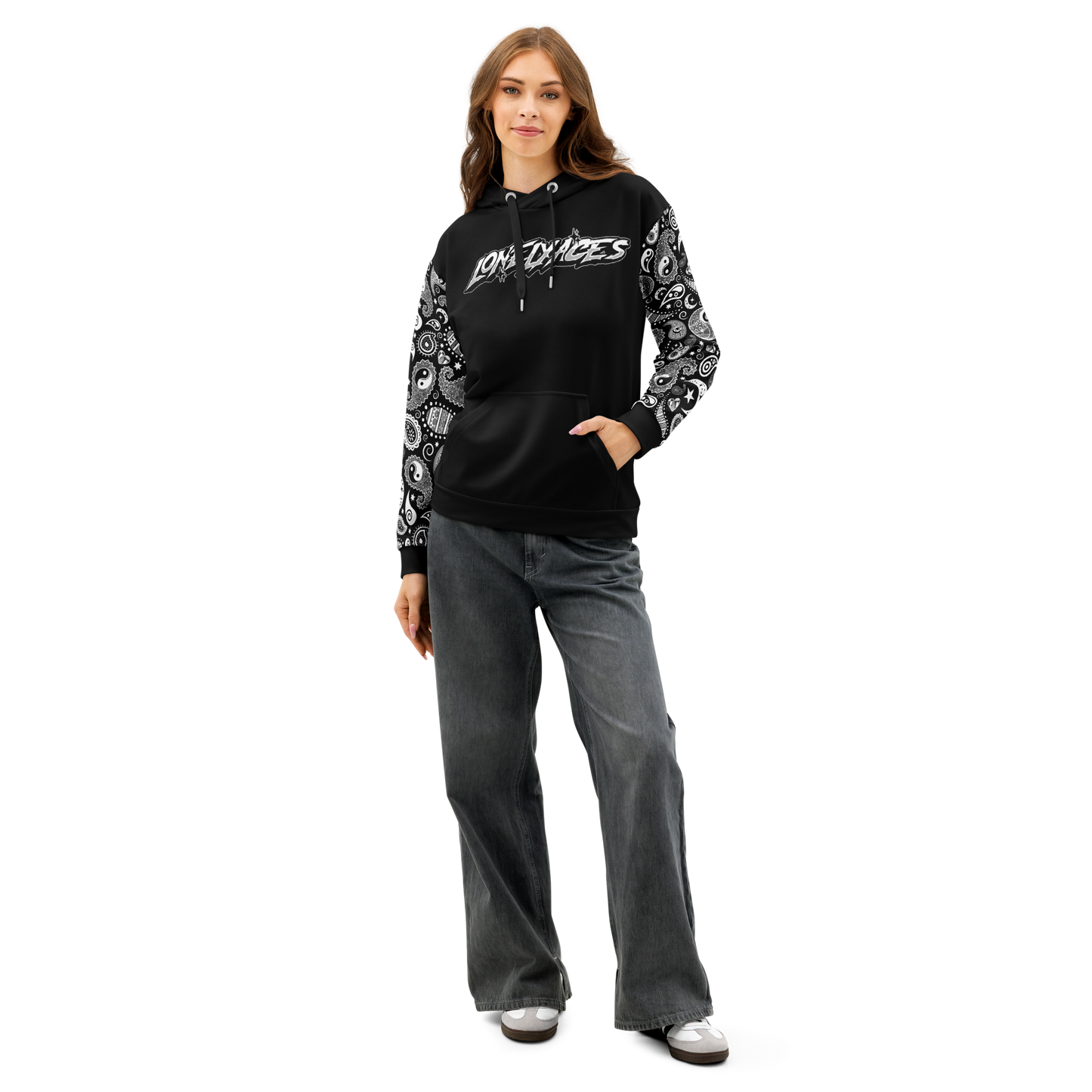 Lonely Aces 'Broken Hearts & Shooting Stars' Paisley Hoodie