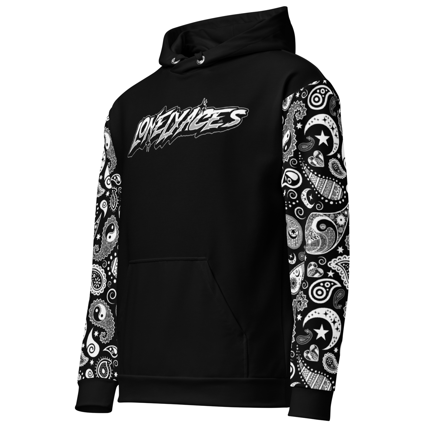 Lonely Aces 'Broken Hearts & Shooting Stars' Paisley Hoodie