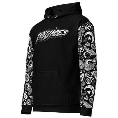 Lonely Aces 'Broken Hearts & Shooting Stars' Paisley Hoodie