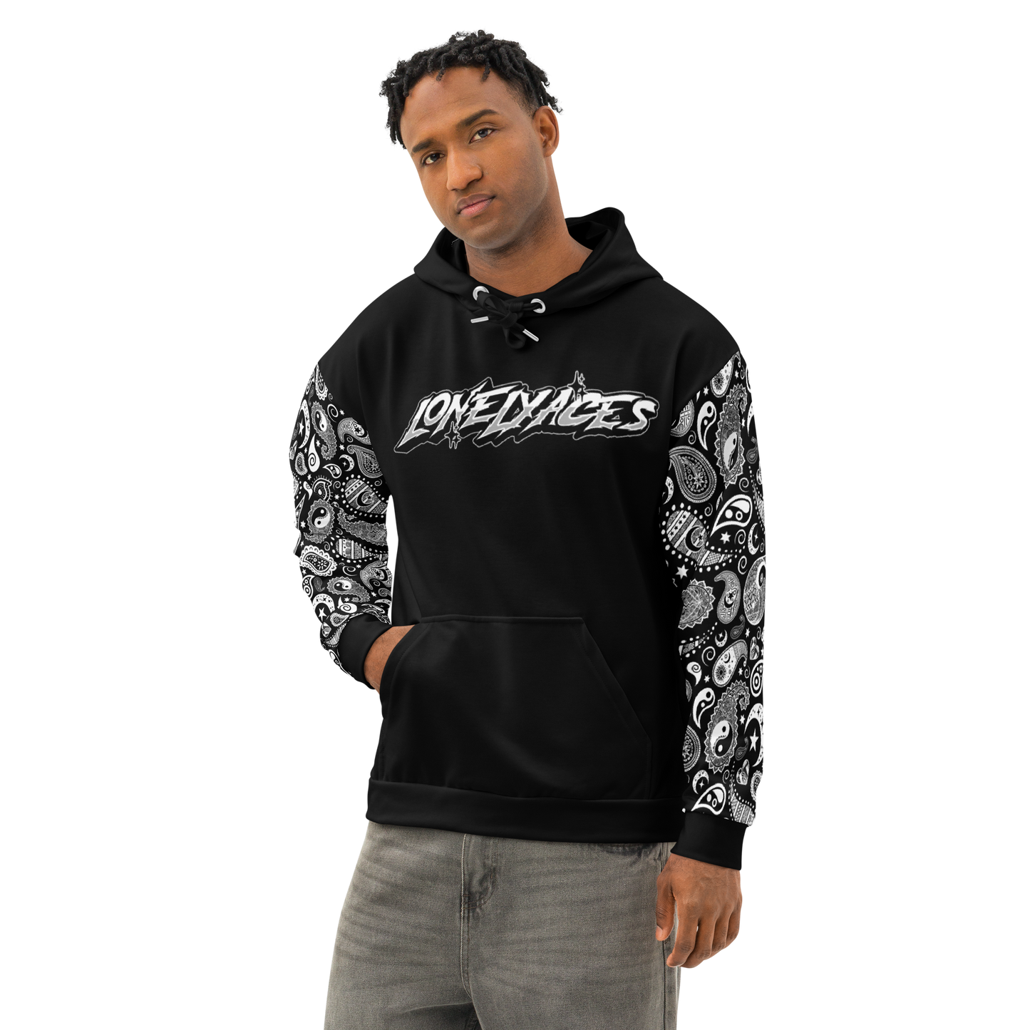 Lonely Aces 'Broken Hearts & Shooting Stars' Paisley Hoodie